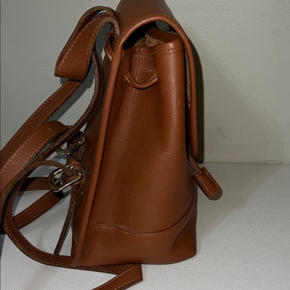 Coach Carmel Brown vintage Leather Backpack clean, reconditioned gift worthy - Picture 15 of 16